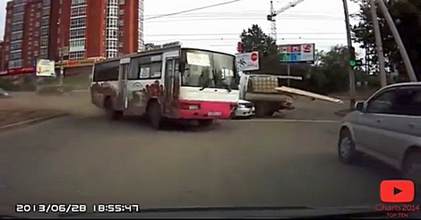 verrückte Busfahrer
