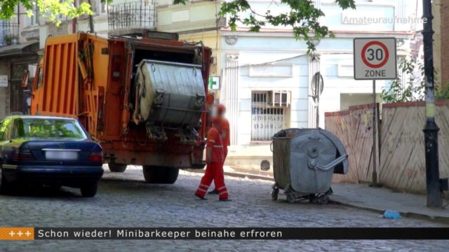 Polizei nimmt Bande orange gekleideter Mülldiebe fest