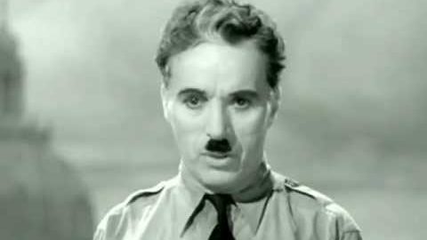 Read more about the article Charlie Chaplin Schlussrede (Deutsch)